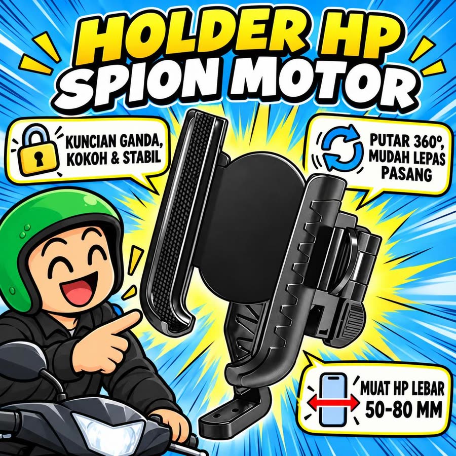 Holder HP Spion Motor Double Lock